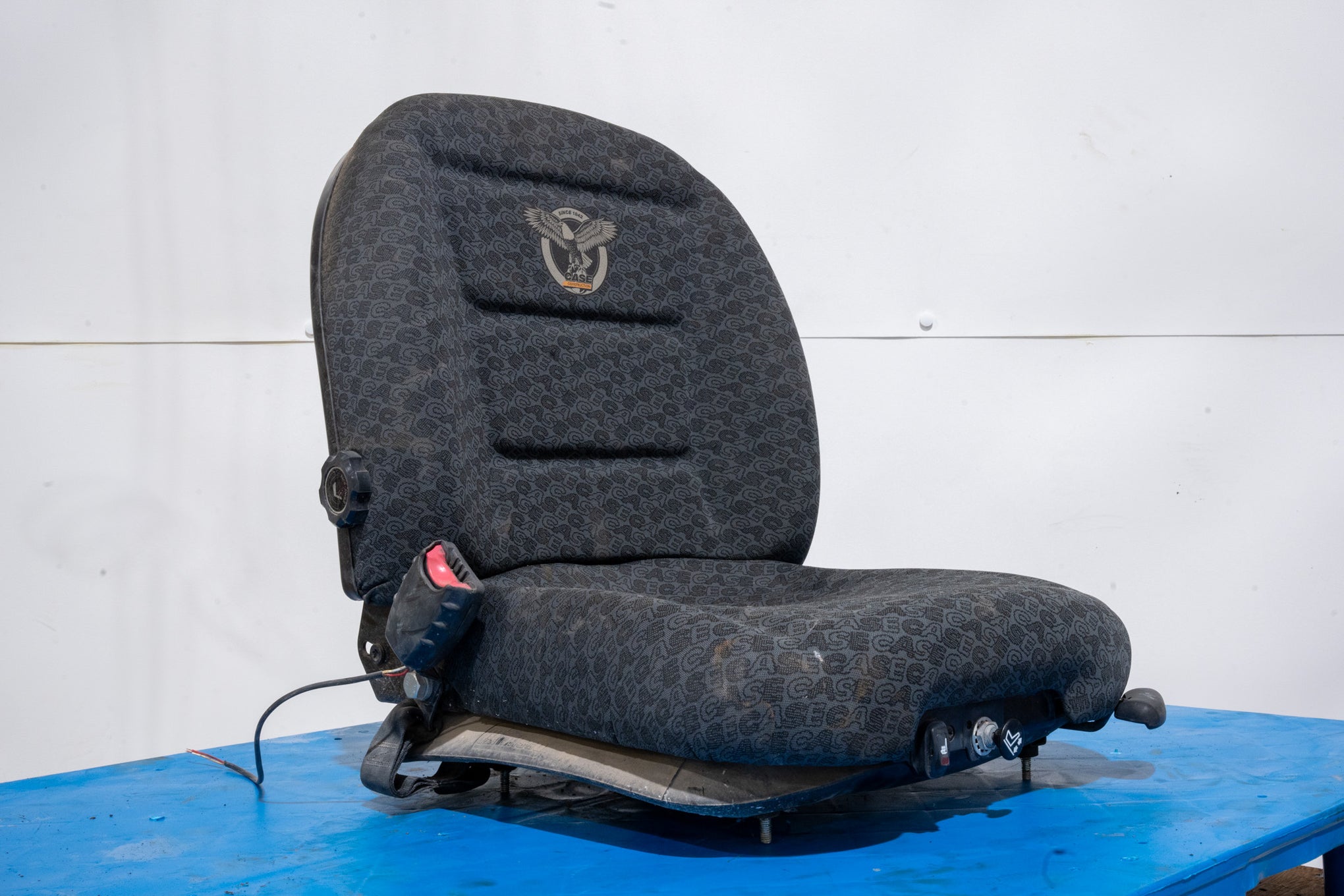 Case Skid Steer Seat with case eagle and case design