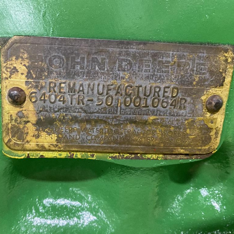 Reman John Deere 6404T Long Block