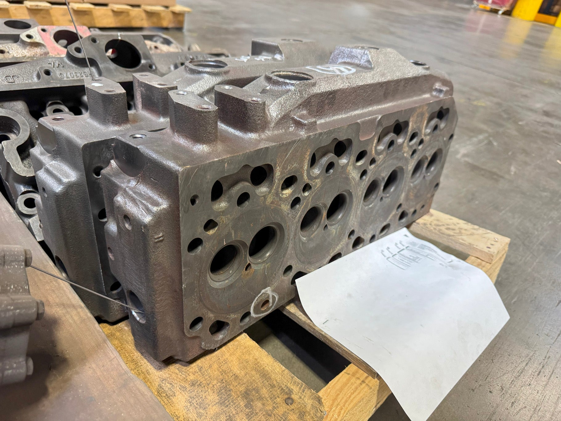 Cylinder head for JD4045S engines.