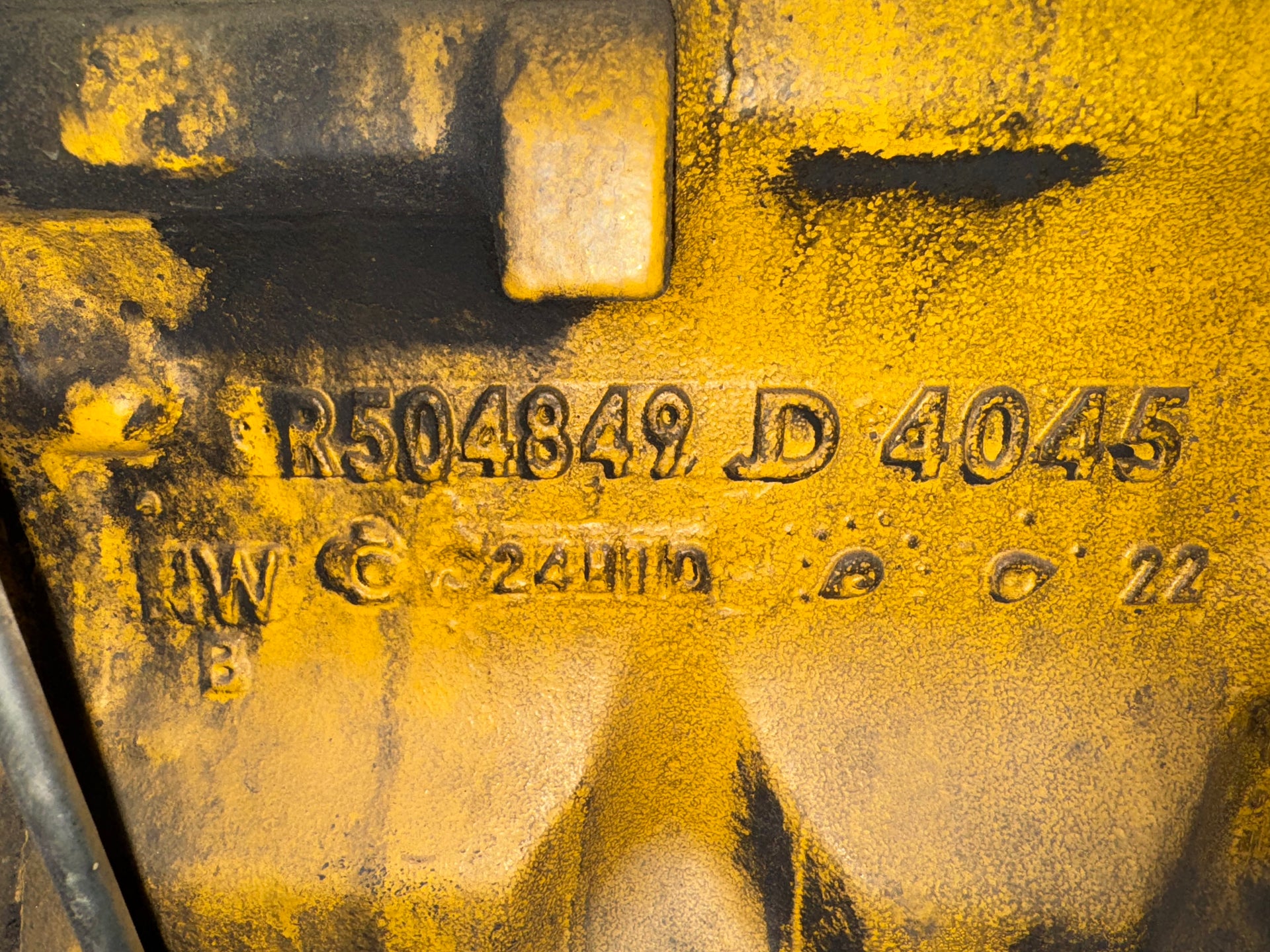 John Deer 4045 Running Engine - R504849 D 4045