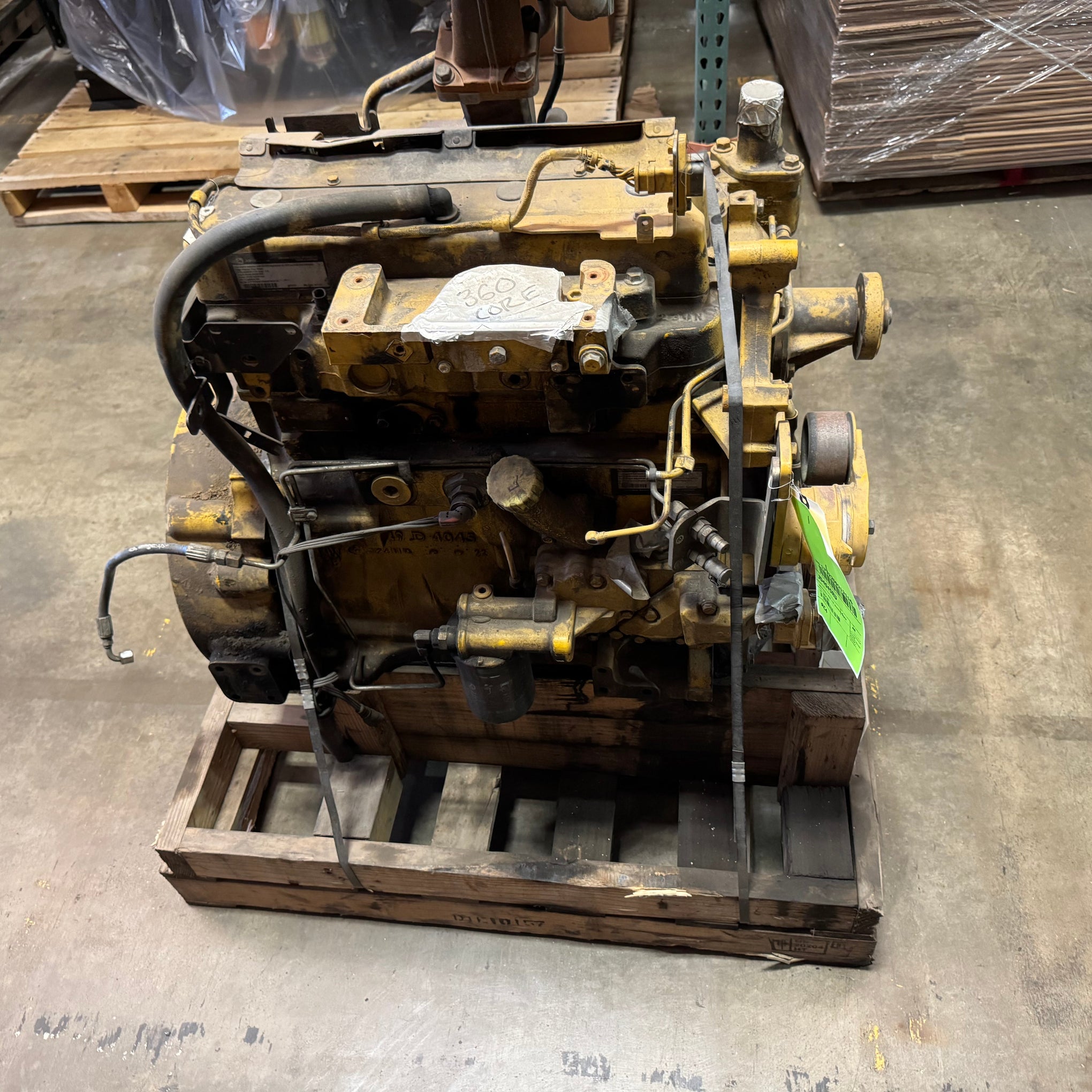John Deer 4045 Running Engine - R504849 D 4045