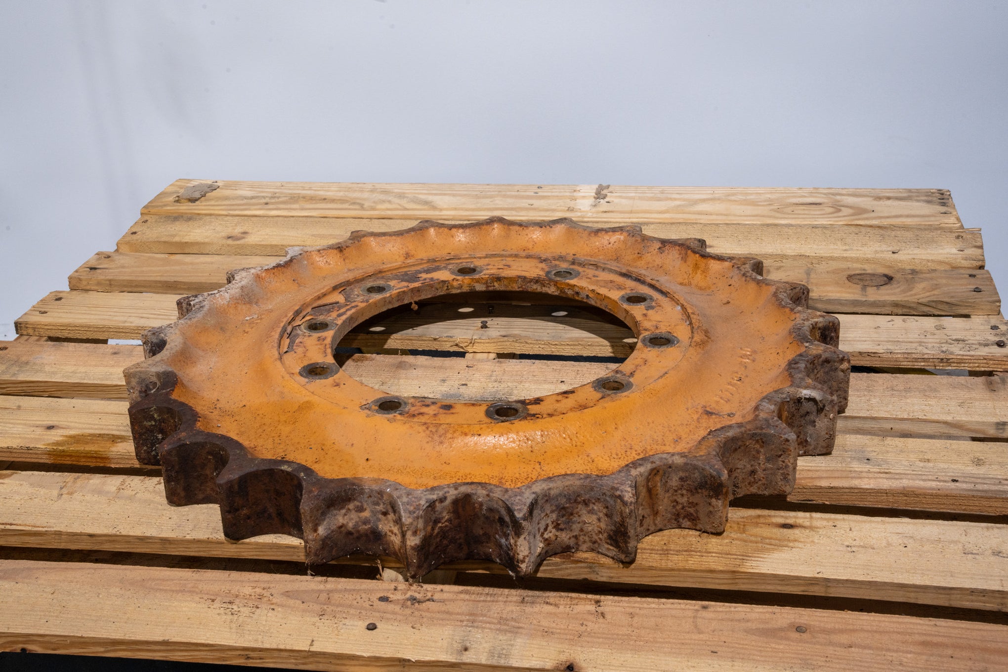 Sprocket 404056A1 Orange on pallet white backdrop right