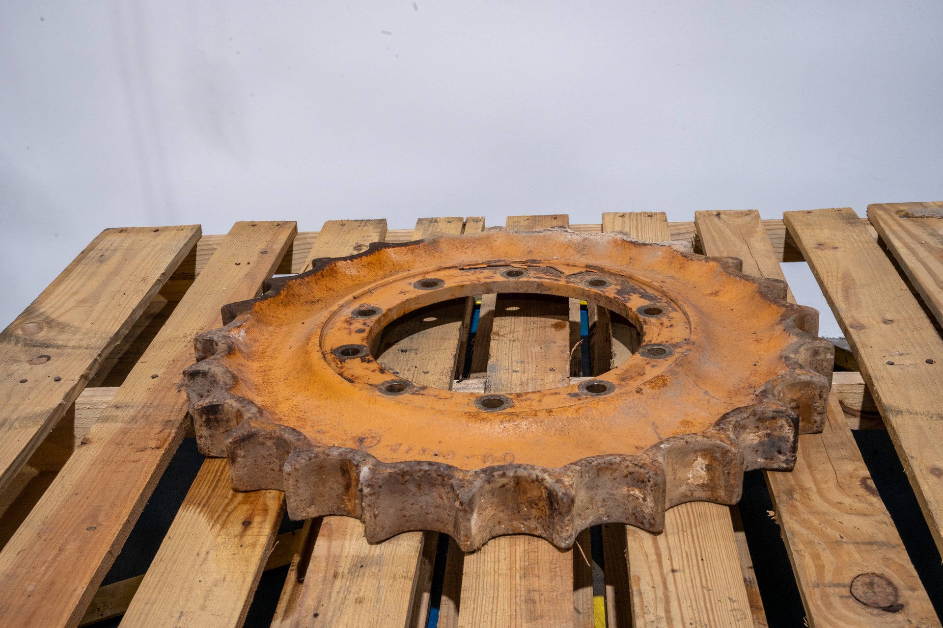 Sprocket 404056A1 Orange on pallet white backdrop left